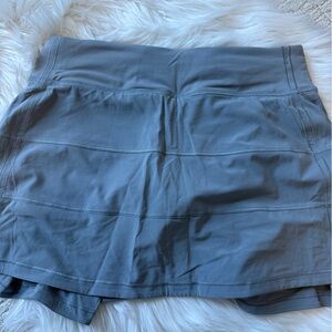 Lululemon Pace Rival Mid-Rise Skirt Long in Rhino Grey 6